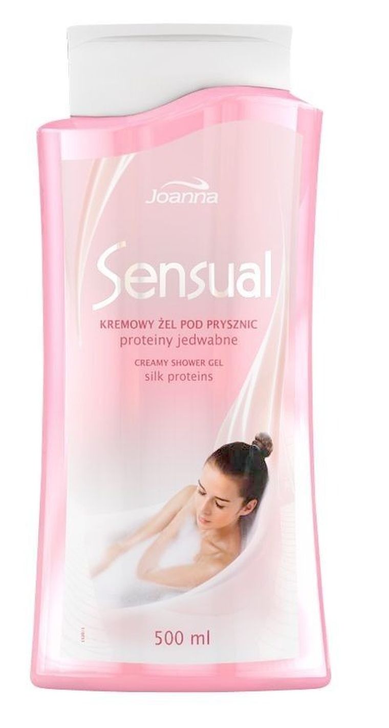 Joanna, Sensual, żel pod prysznic, proteiny jedwabiu, 500 ml