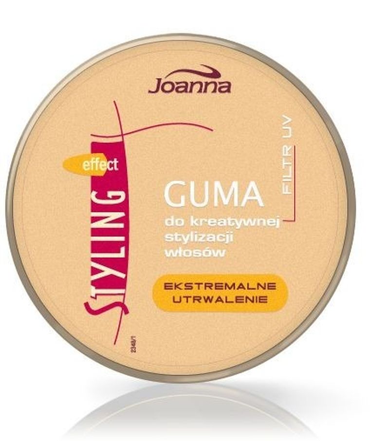 Joanna, Styling Effect, guma do kreatywnej stylizacji włosów, złota, 100 g