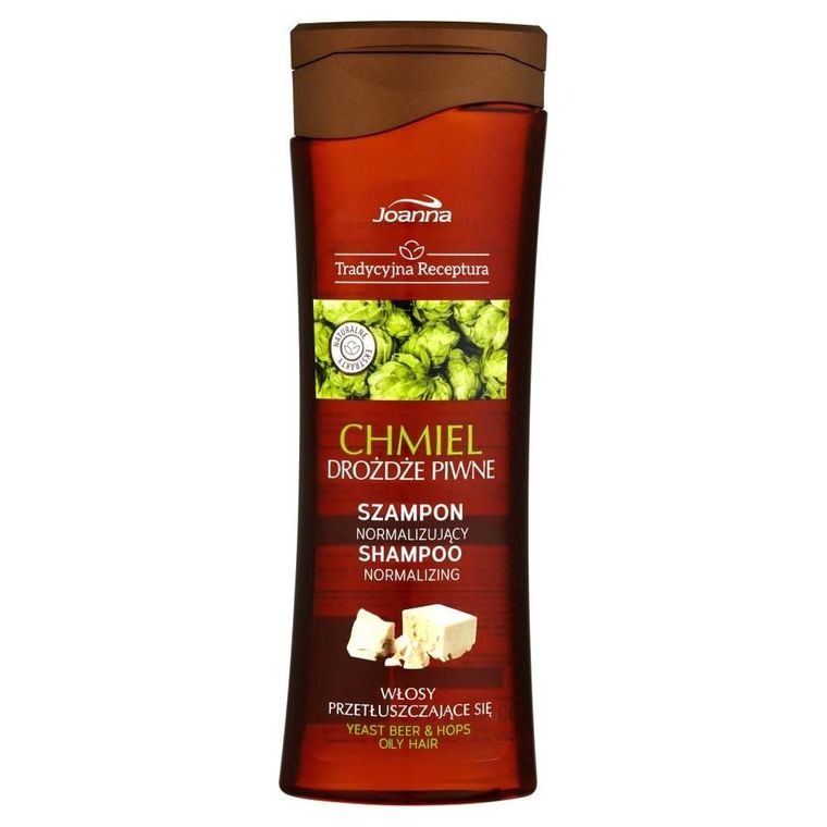 Joanna, Tradycyjna Receptura, Chmiel&Drożdże Piwne, normalizujący szampon do włosów przetłuszczających się, 300 ml