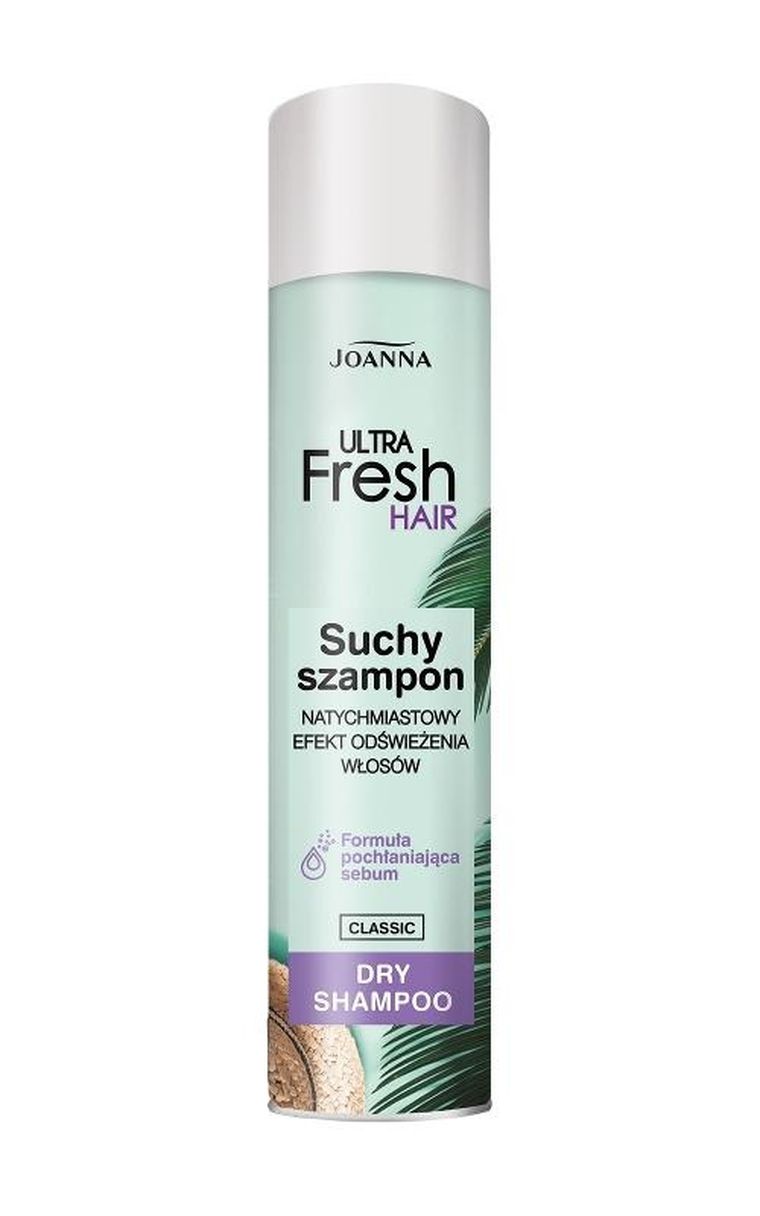 Joanna, Ultra Fresh Hair, suchy szampon do włosów, classic, 200 ml