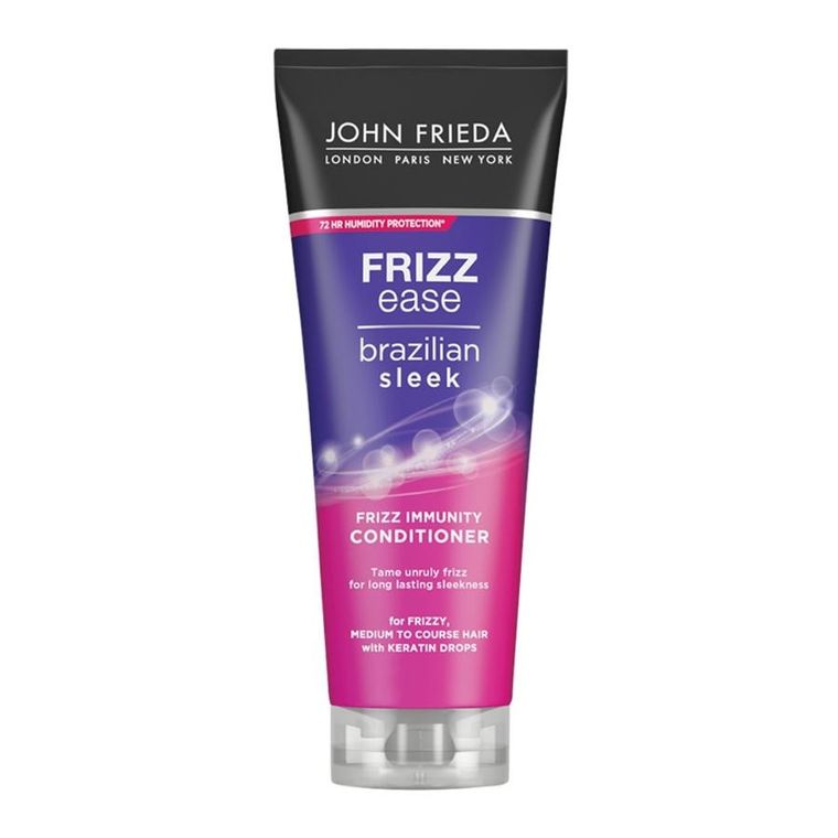 John Frieda, Frizz-Ease Brazilian Sleek, wygładzająca odżywka do włosów, 250 ml