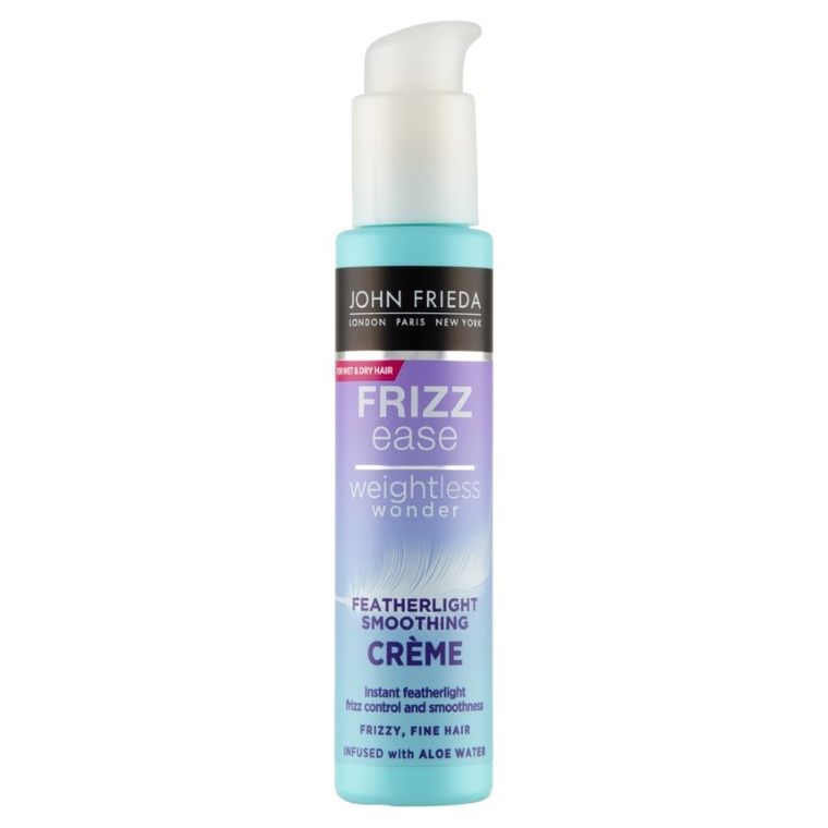 John Frieda, Frizz-Ease Weightless Wonder, krem nadający gładkość cienkim i puszącym się włosom, 100 ml