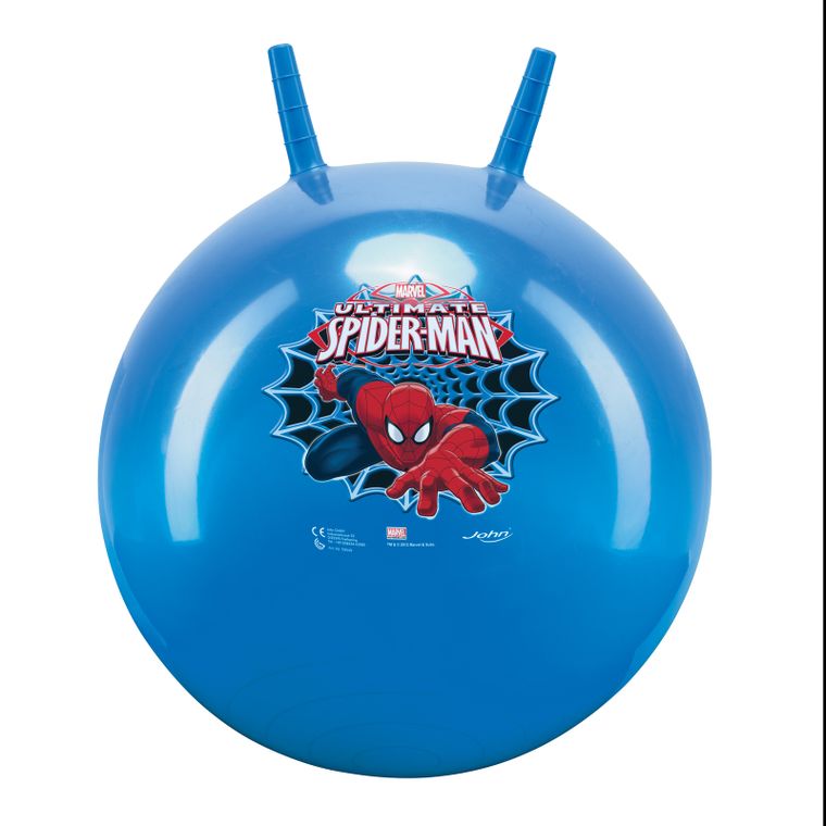 John, Spider-Man, piłka do skakania z uchwytami, 45-50 cm