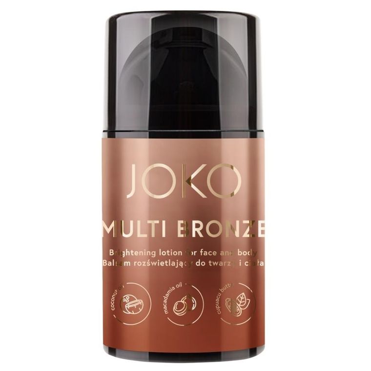 Joko, Multi Bronze, balsam rozświetlający, nr 02, Aurora Gold, 45 ml