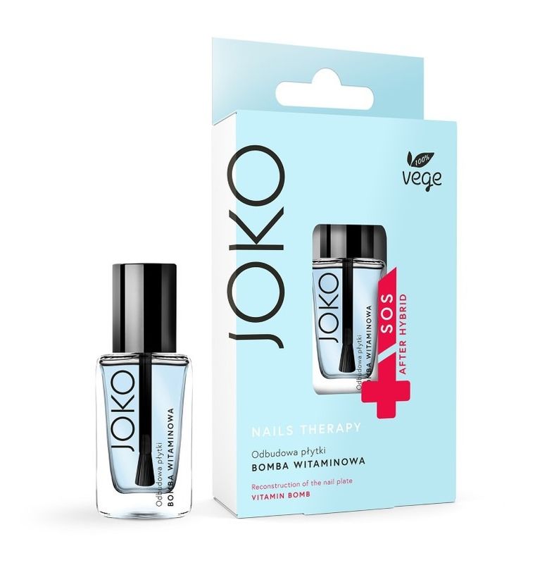 Joko, Nails Therapy, odżywka do paznokci, Bomba Witaminowa, 11ml