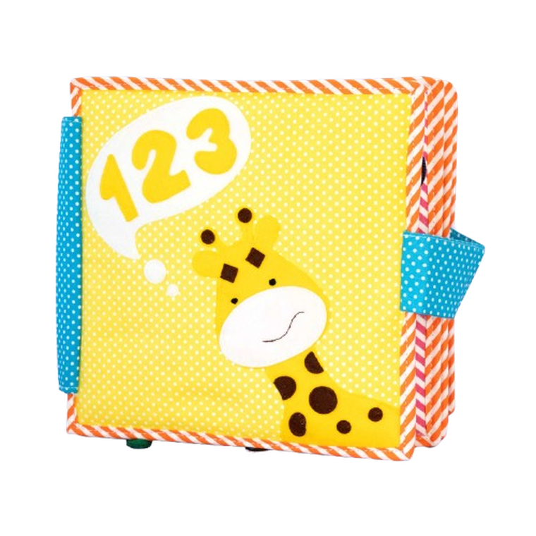 Jolly Designs. 1 2 3. Książeczka sensoryczno-manipulacyjna