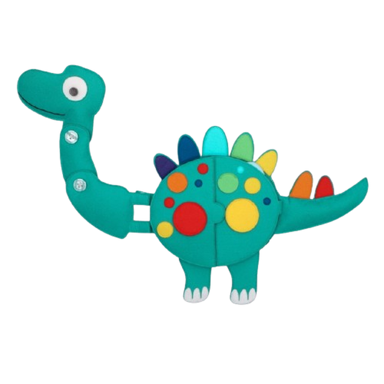 Jolly Designs. Dinozaur. Podróżna książeczka sensoryczno-manipulacyjna