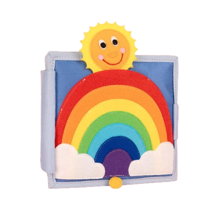 Jolly Designs. Słoneczko. Książeczka sensoryczno-manipulacyjna