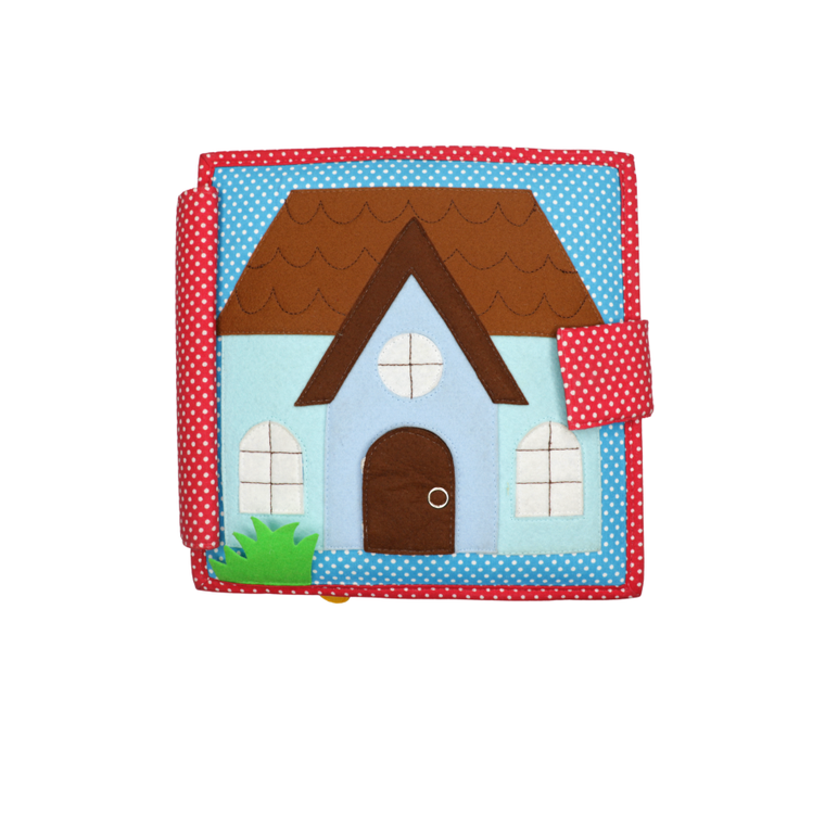 Jolly Designs. Życie domowe. Książeczka sensoryczno-manipulacyjna