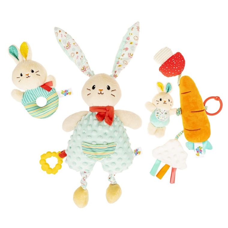 JollyBaby, Króliczki, zestaw prezentowy dla niemowlaka