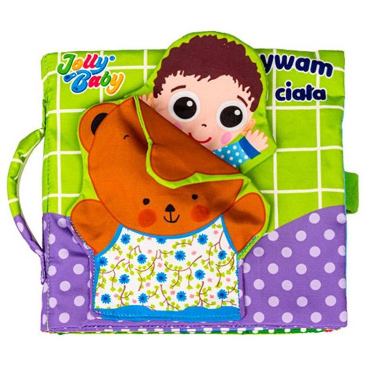 JollyBaby, Odkrywam części ciała, miękka książeczka