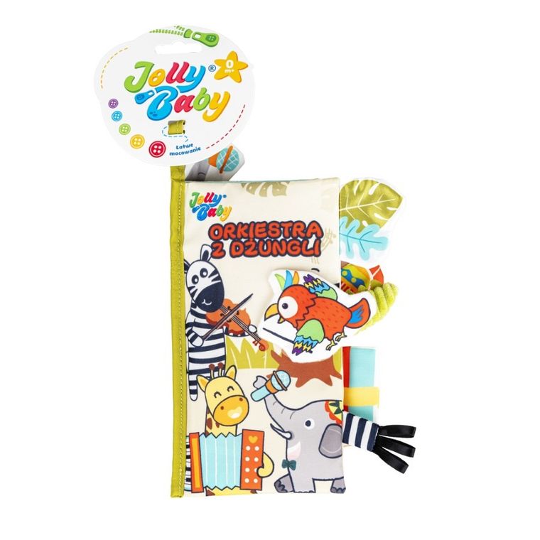 JollyBaby, Orkiestra z dżungli, miękka książeczka