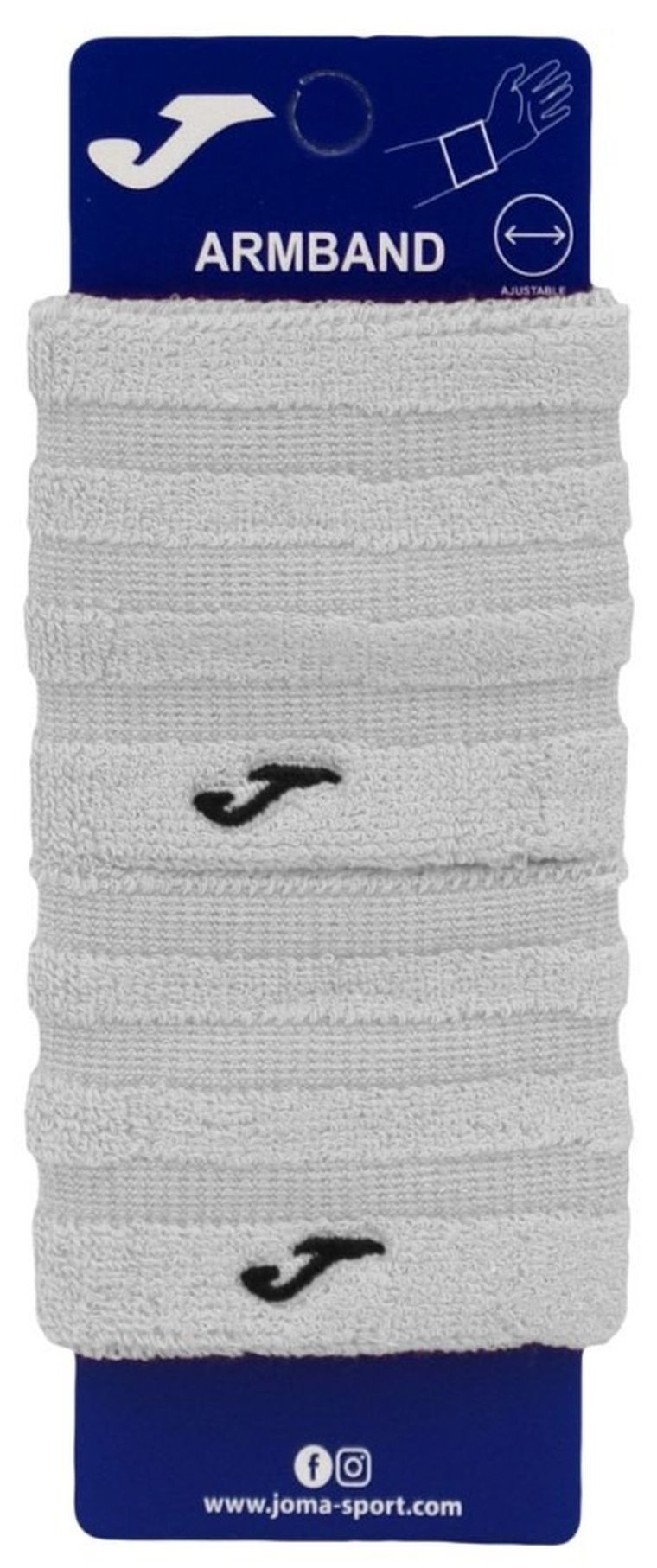 Joma, Slam Pro, frotka na rękę, podwójna, biała