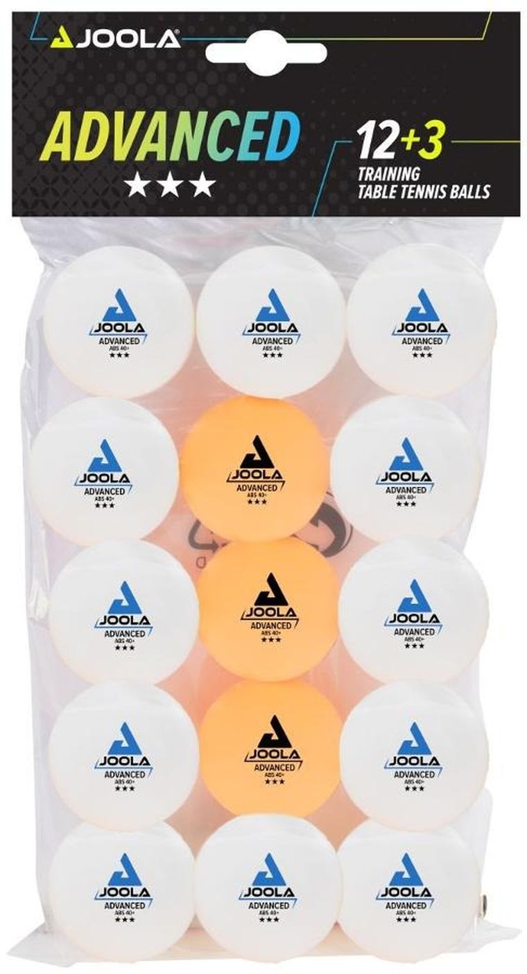 Joola, zestaw piłeczek do tenisa stołowego, 12 + 3 szt.