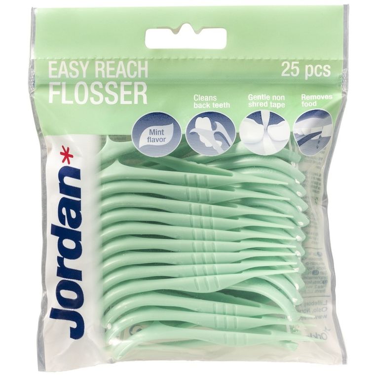Jordan, Easy Reach Flosser, nici dentystyczne i wykałaczki 2w1
