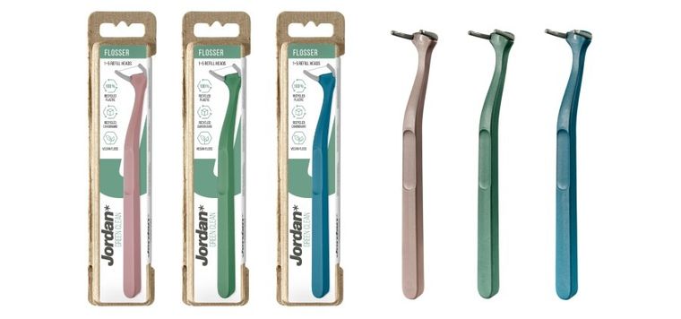 Jordan, Green Clean, ekologiczna rączka do nici dentystycznej, 1 szt.
