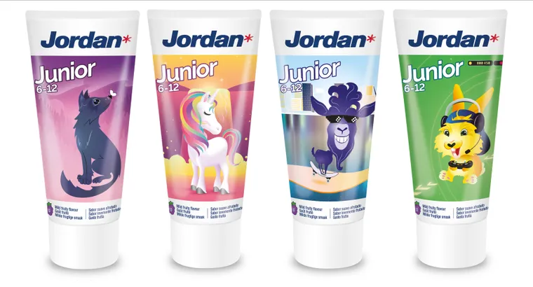 Jordan, Junior, pasta do zębów, dla dzieci 6-12 lat, 50 ml