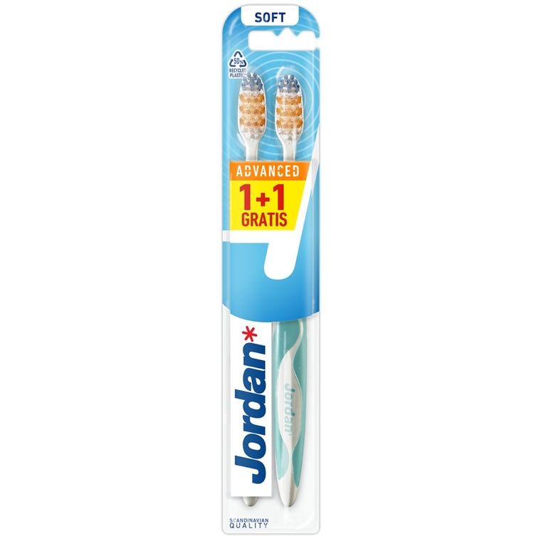 Jordan, szczoteczka do zębów, Advenced, Soft Duo