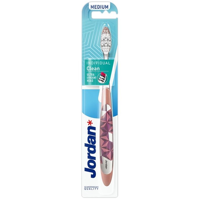 Jordan, szczoteczka do zębów, Individual, Clean Medium
