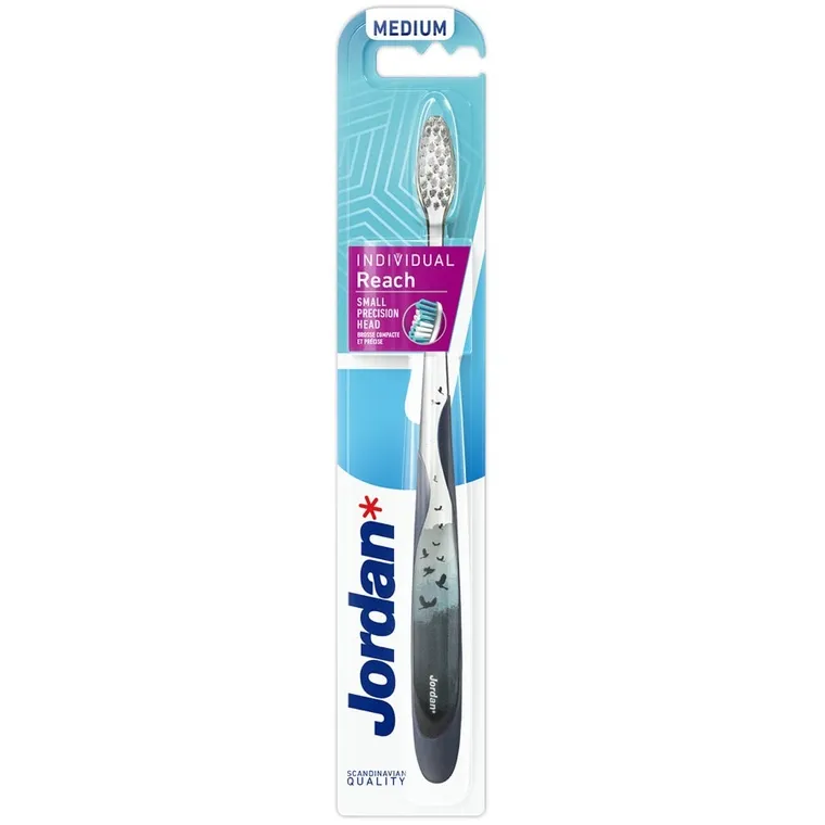 Jordan, szczoteczka do zębów, Individual, Reach Medium