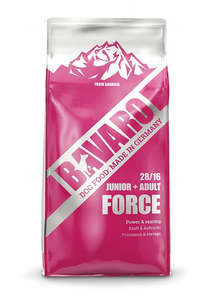 Josera, Bavaro, Adult, Junior, Force, karma dla psów rasowych o niskiej aktywności, 18 kg