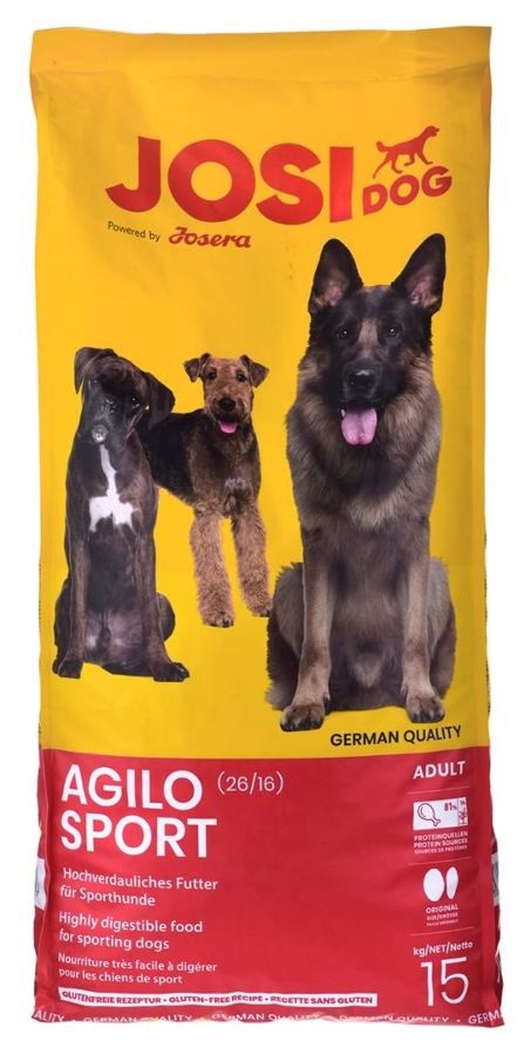 Josera, JosiDog Agilo Sport, karma sucha dla psa, 15 kg