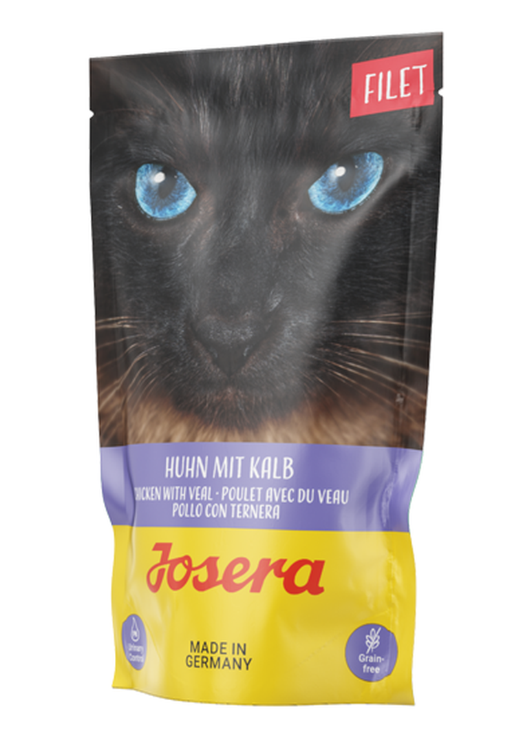 Josera, saszetka, karma dla kota, filet kurczak, cielęcina, 70g