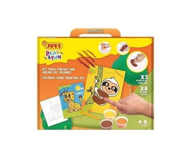 Jovi, Play&Fun, malowanie piaskiem, Zwierzęta