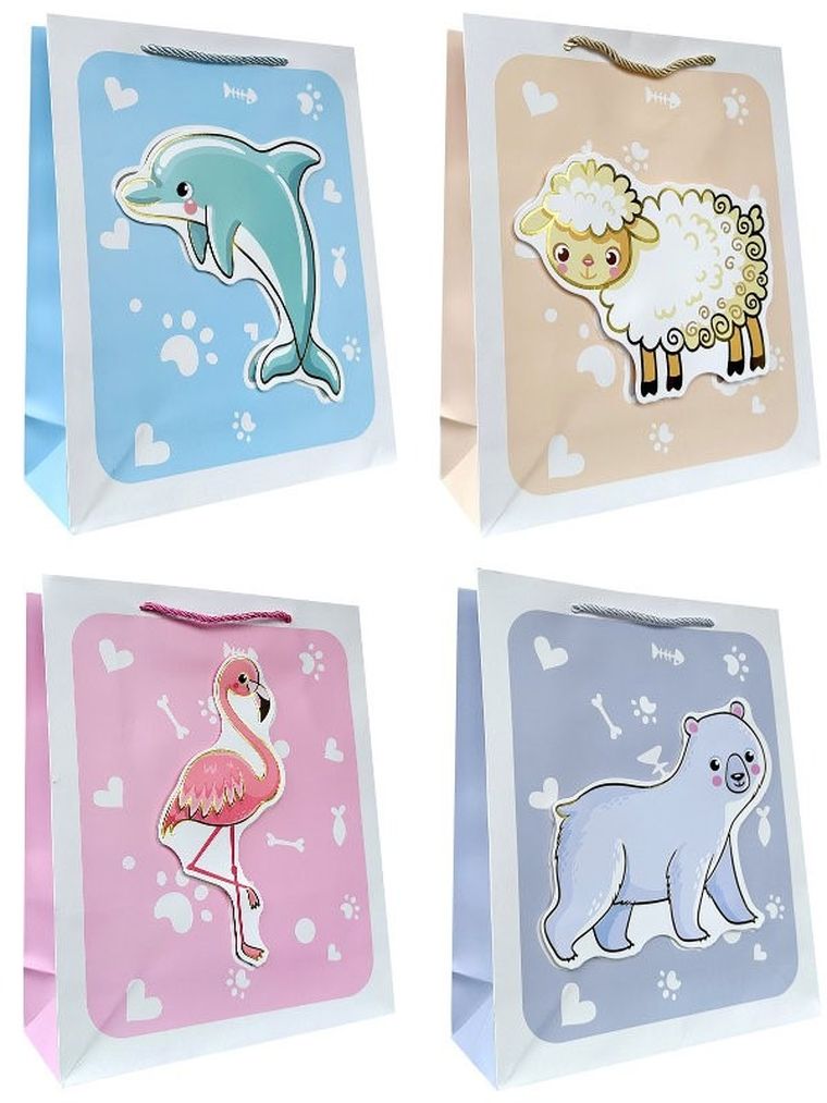 Ju-piter, torebka ozdobna prezentowa, 18-23-10 cm, 1 szt.