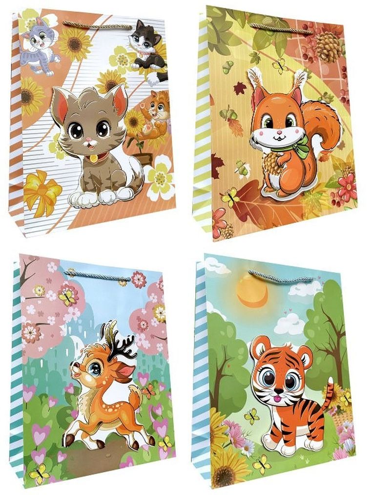 Ju-piter, torebka ozdobna prezentowa, 18-23-10 cm, 1 szt.