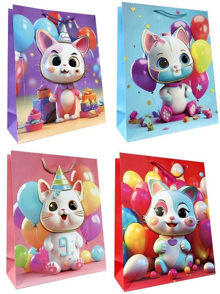 Ju-piter, torebka ozdobna prezentowa, 18-23-10 cm, 1 szt.