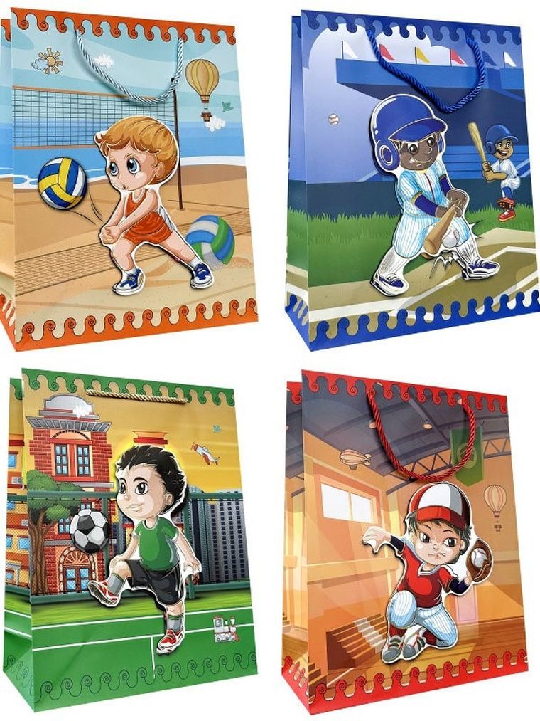 Ju-piter, torebka ozdobna prezentowa, 26-32-10 cm, 1 szt.