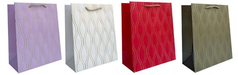 Ju-piter, torebka prezentowa, 4 wzory, 18-23-10 cm