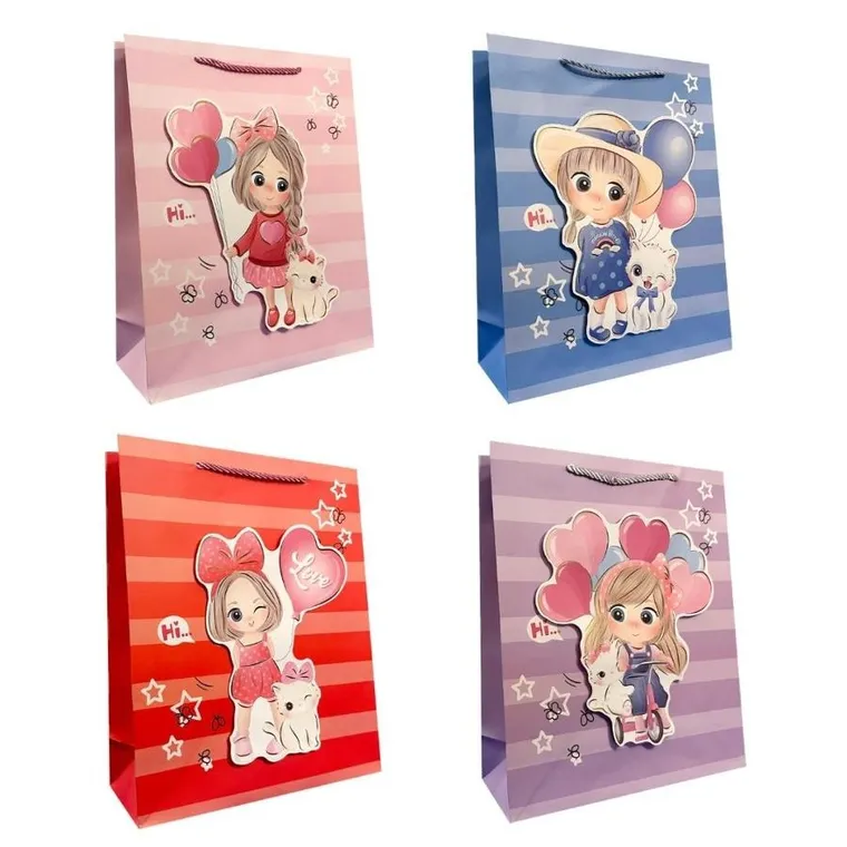 Ju-piter, torebka prezentowa, dziecięca 3D, 1 szt.