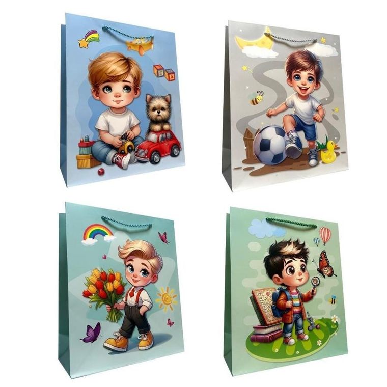 Ju-piter, torebka prezentowa, dziecięca, rozmiar M, chłopiec, 1 szt.