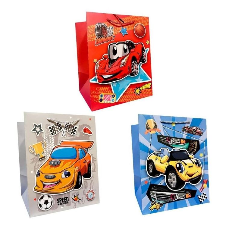 Ju-piter, torebka prezentowa, dziecięca, rozmiar M, szerokie dno, 1 szt.