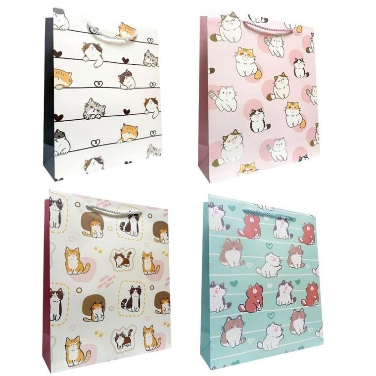 Ju-piter, torebka prezentowa, dziecięca, rozmiar S, Kociaki, 1 szt.