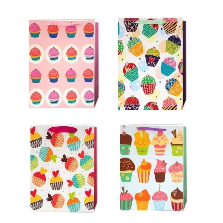 Ju-piter, torebka prezentowa, rozmiar L, Babeczki, 1 szt.