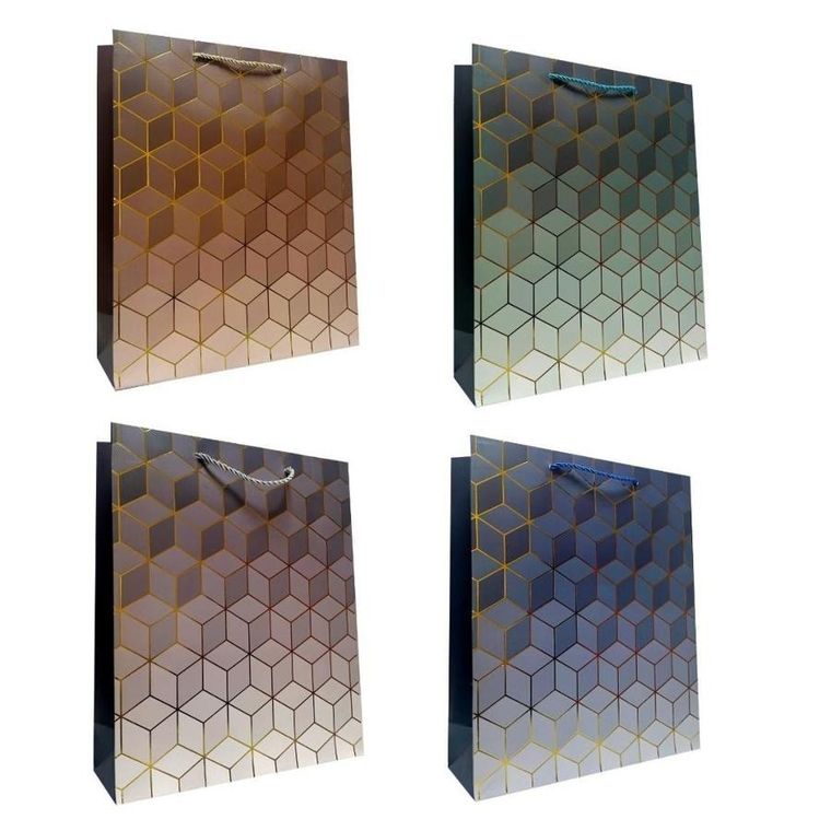 Ju-piter, torebka prezentowa, rozmiar M, metalizowana, 1 szt.