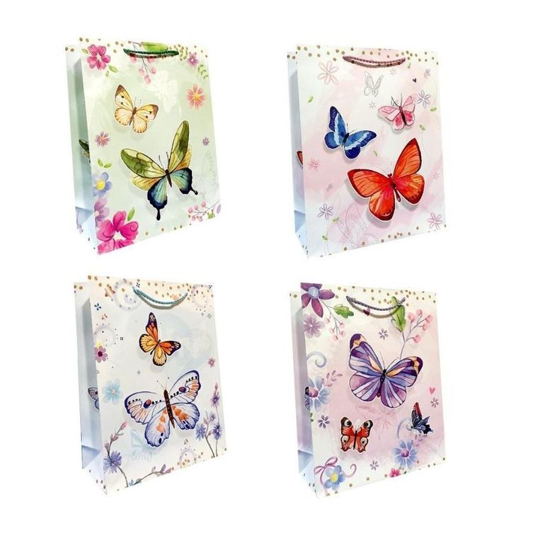 Ju-piter, torebka prezentowa, rozmiar S, Motyle, 1 szt.