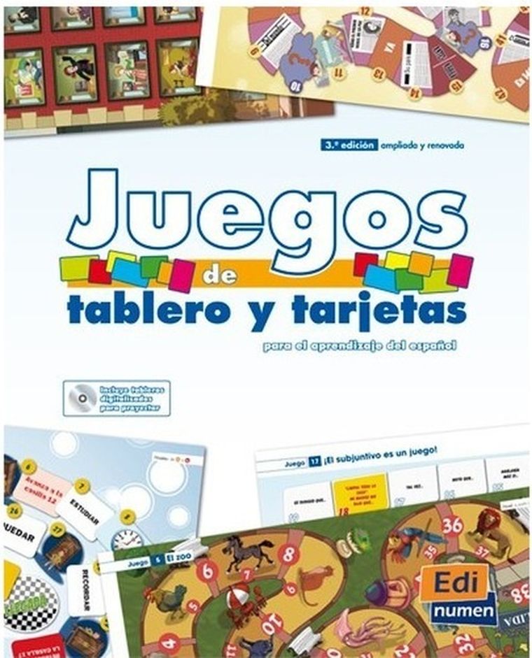 Juegos De Tablero y Tarjetas Para El Aprendizaje del Espanol