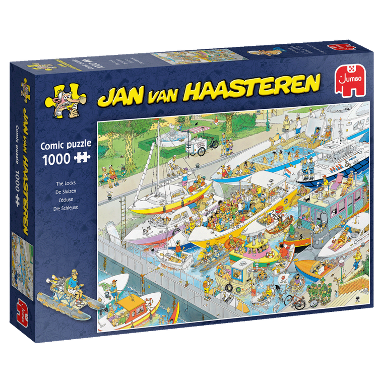 Jumbo, Jan Van Haasteren, Śluza wodna, puzzle, 1000 elementów