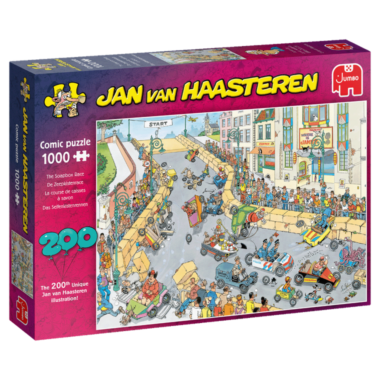 Jumbo, Jan Van Haasteren, Wyścig na byle czym, puzzle, 1000 elementów