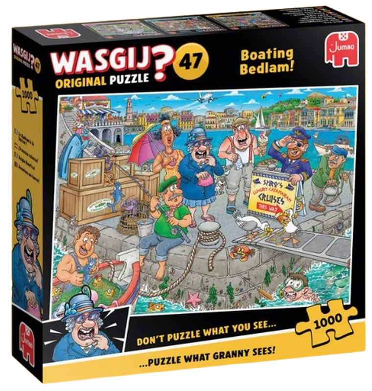 Jumbo, Wasgij, Original, Rejs Marzeń, puzzle, 1000 elementów