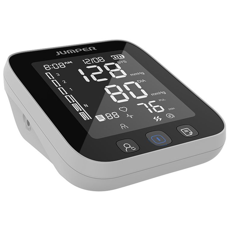 Jumper, JPD-HA121, medyczny ciśnieniomierz naramienny z aplikacją, czarny