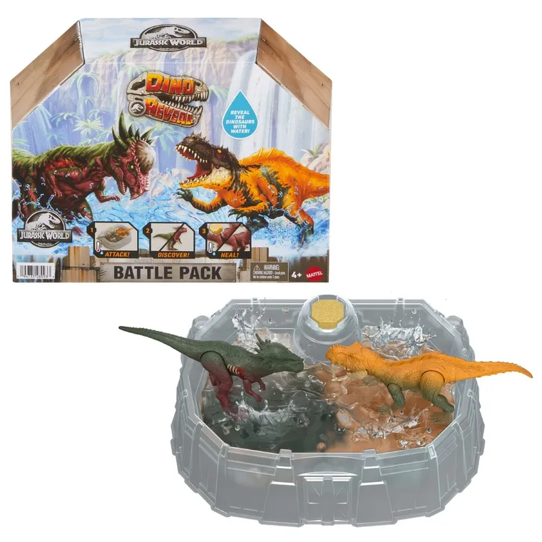 Jurassic World, Dino Reveal Battle Pack, zestaw do zabawy