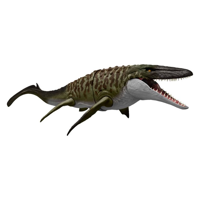 Jurassic World, Mozazaur - Atak paszczą, dinozaur z funkcją, figurka, 65 cm