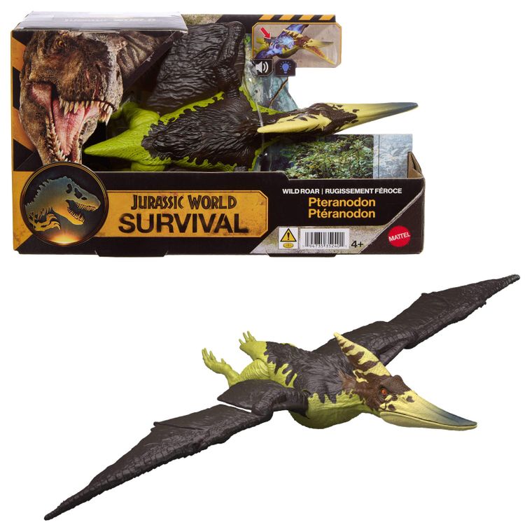 Jurassic World, Pteranodon, ryczący dinozaur, figurka