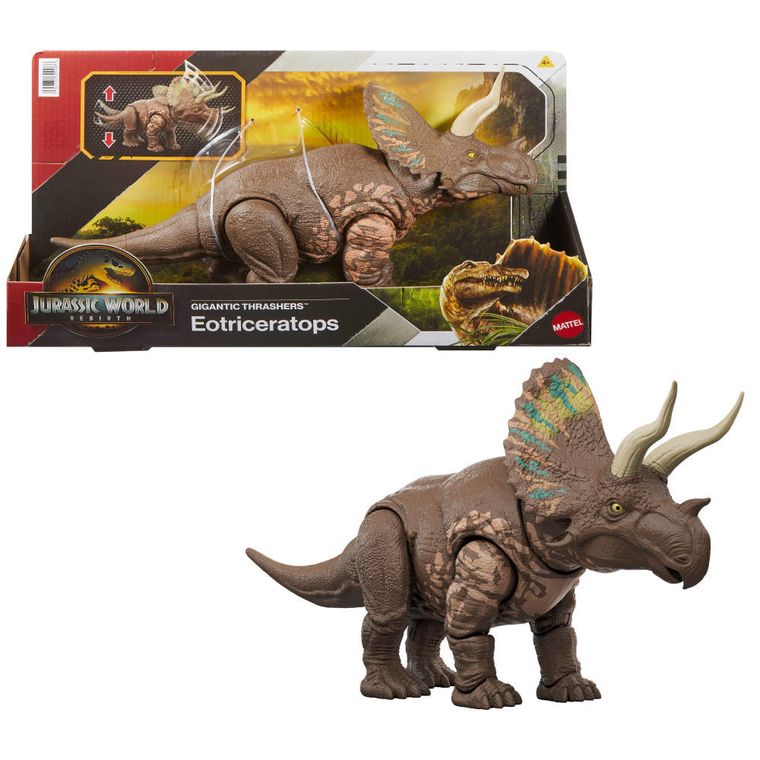 Jurassic World, Saga, Eotriceratops, figurka dinozaur