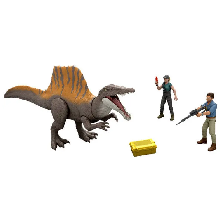 Jurassic World, Spinozaur - Zestaw grozy, dinozaur, figurki
